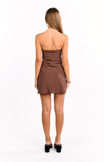 Frankie Brown Mini Dress Image