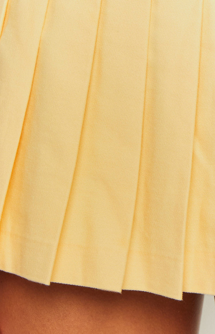 Good Days Yellow Strapless Mini Dress Image