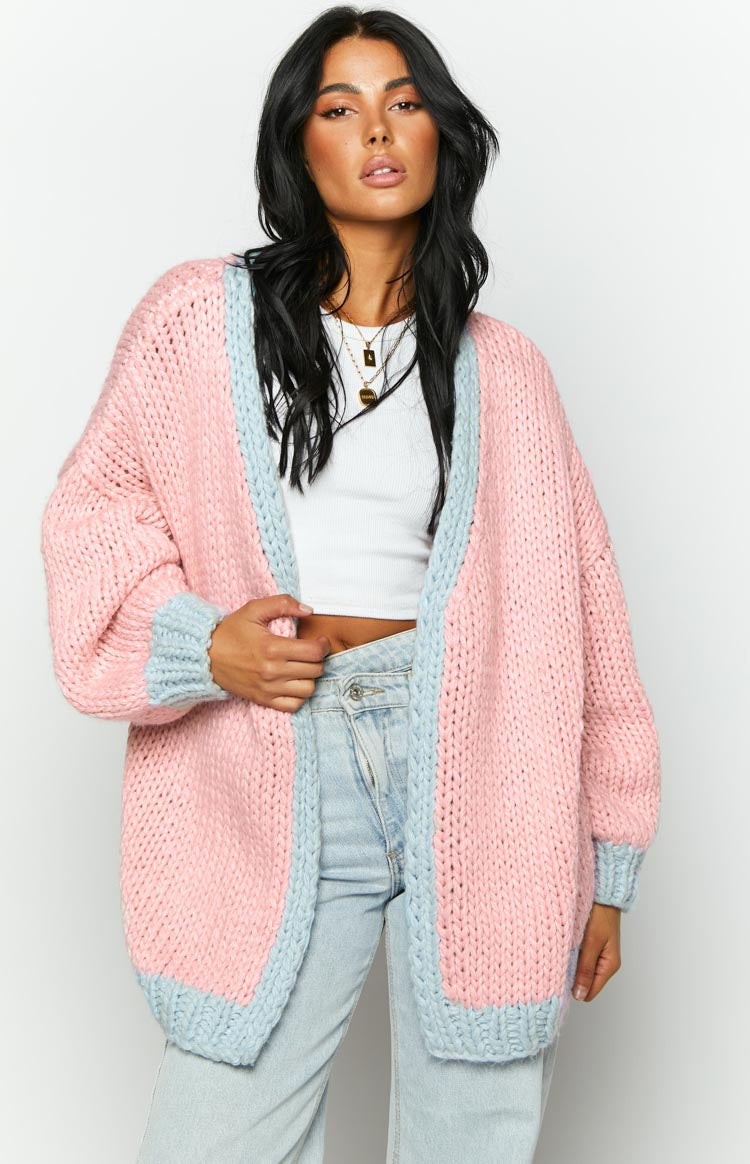 Hatley Pink Knit Cardigan Image