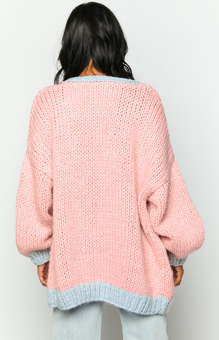 Hatley Pink Knit Cardigan Image