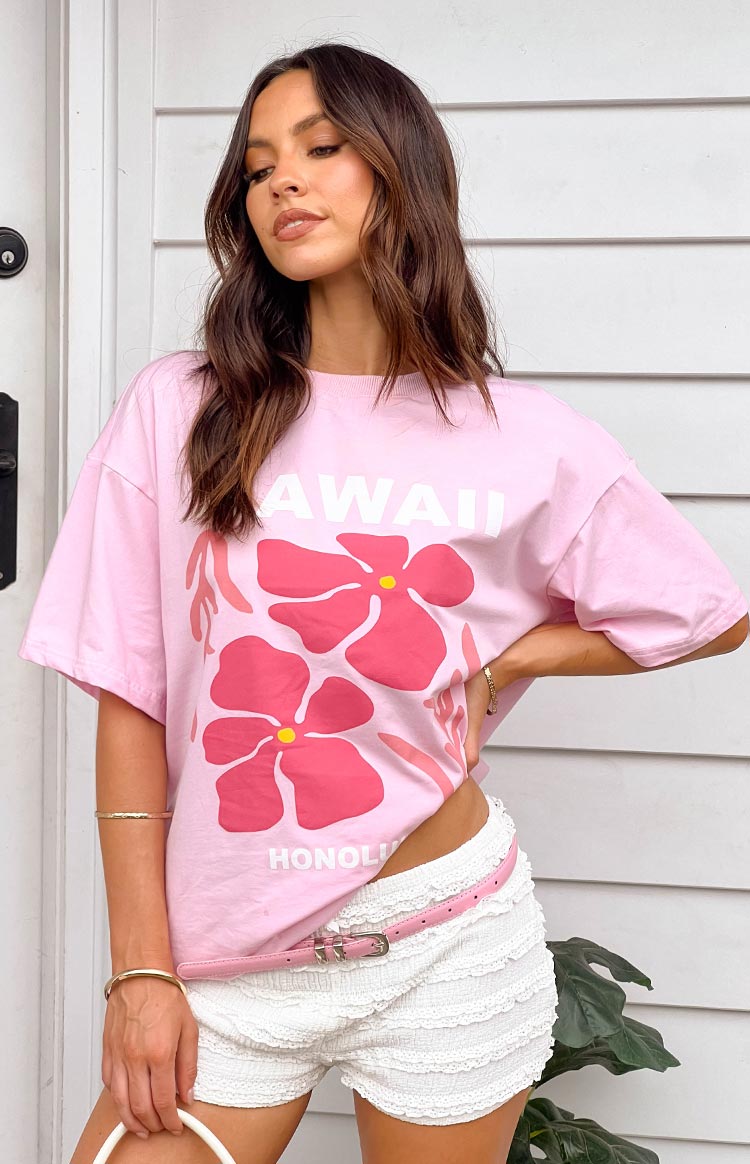 Hawaii Pink Tee | Beginning Boutique AU