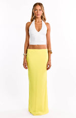Jacqulin Yellow Maxi Skirt Image
