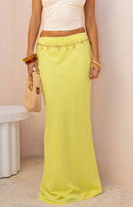 Jacqulin Yellow Maxi Skirt Image