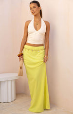 Jacqulin Yellow Maxi Skirt Image