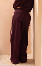 Kosie Burgundy and Pink Stripe Track Pants Image