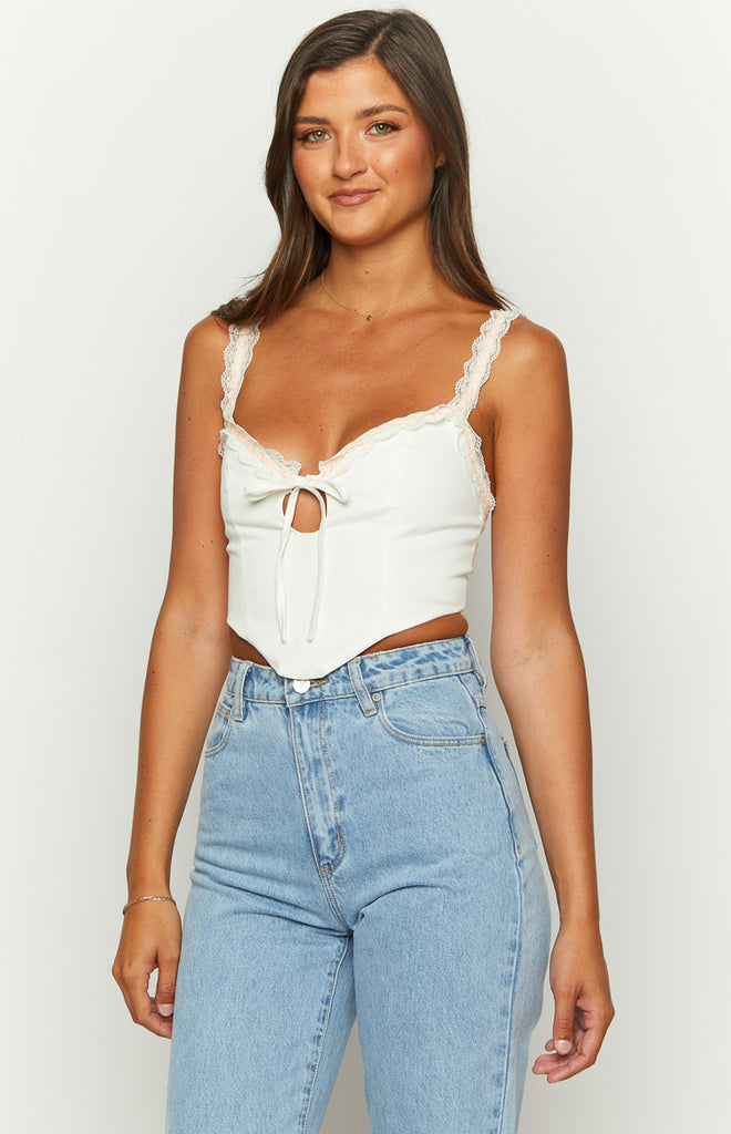 Kristel White Top main image 1