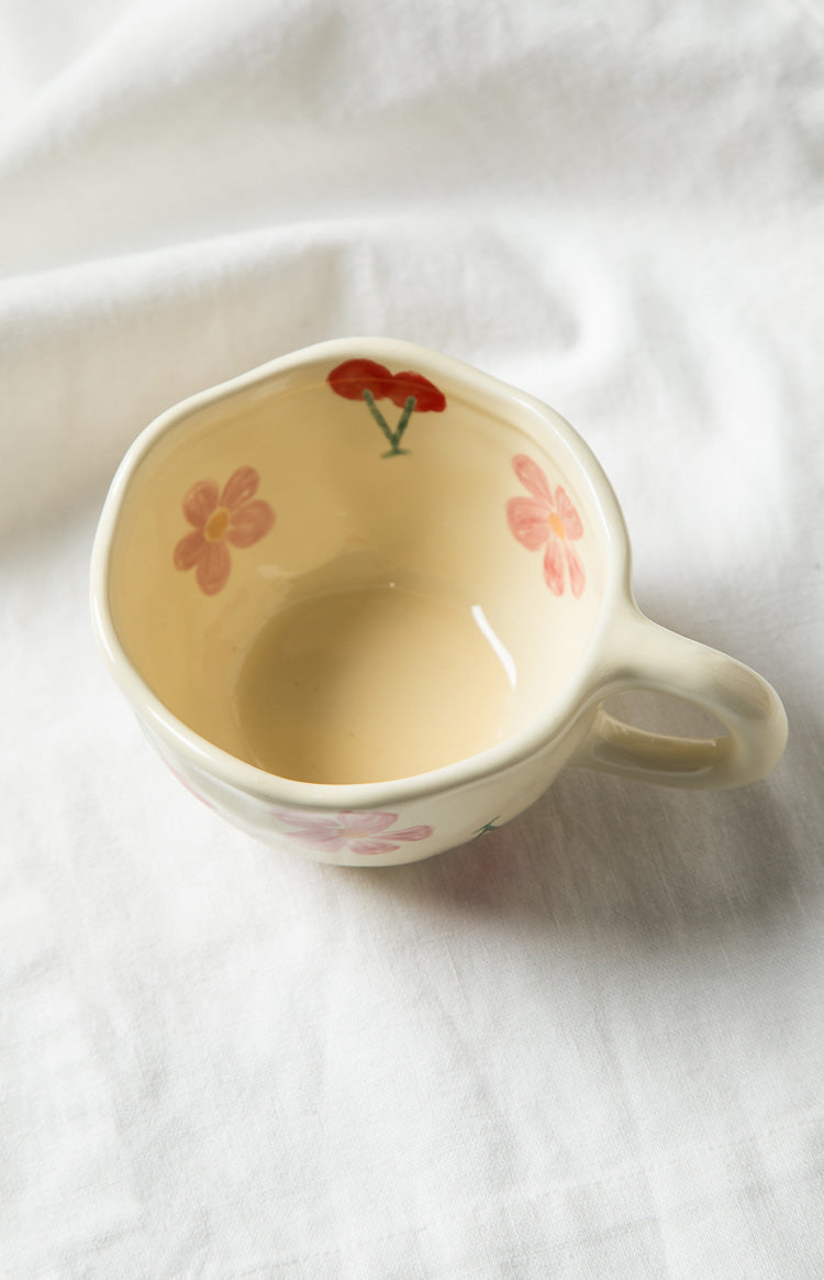 Lila Cherry Floral Mug Image