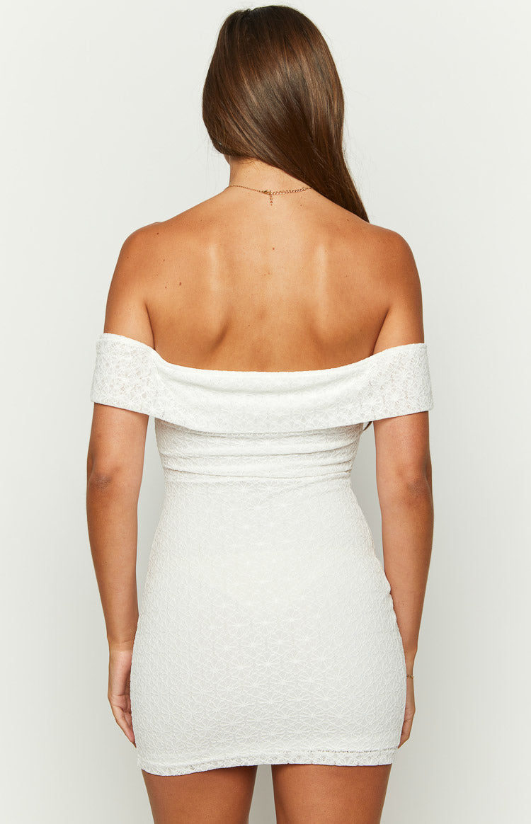 Lilyanne White Lace Mini Dress Image