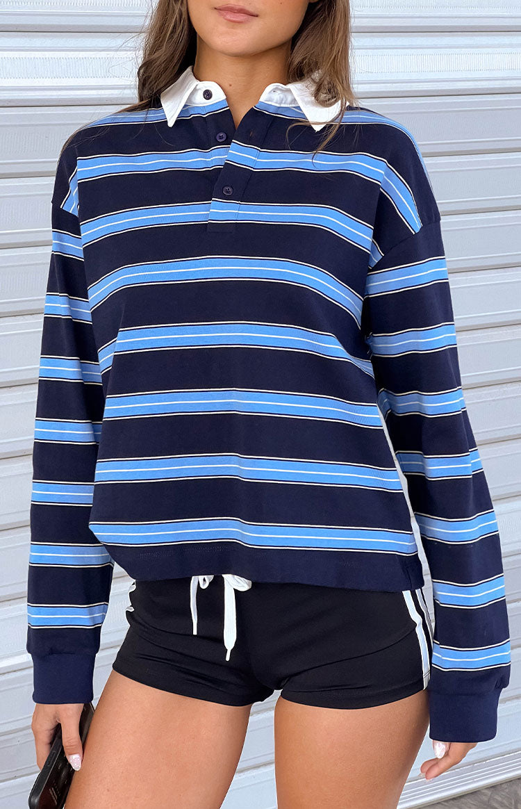 Lioness Countryside Jersey Midnight Stripe Image