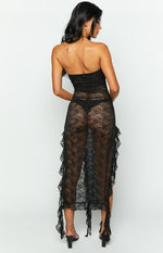 Lioness Rendezvous Black Lace Midi Dress Lioness Rendezvous Black Lace Midi Dress
