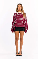 Lioness Rising Sun Jersey Crimson Image