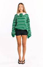 Lioness Rising Sun Jersey Forest Green Image