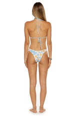 Love From Janet Holiday Print Triangle Bikini Top Image