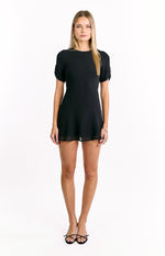 Maddie Black Mini Dress Image