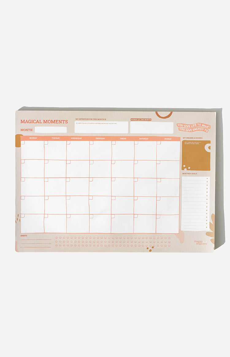 The Happy Employee Magical Moments Monthly Planner