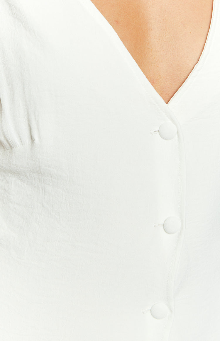 Maurice White Button Up Mini Dress Image
