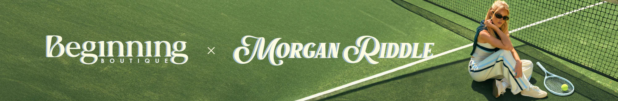 Beginning Boutique x Morgan Riddle Collection Banner