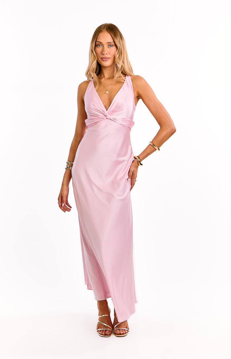 Oden Light Pink Formal Maxi Dress Image