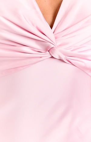 Oden Light Pink Formal Maxi Dress