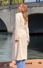 Orla Cream Belted Trench Coat Image