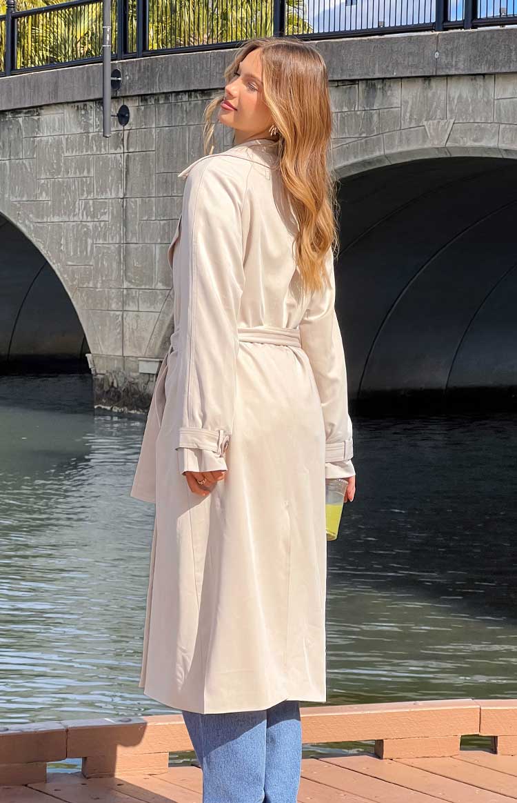 Orla Cream Belted Trench Coat Image
