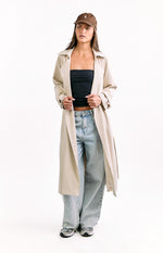 Orla Cream Belted Trench Coat Image