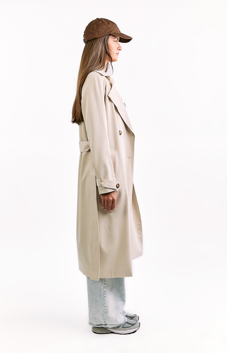Orla Cream Belted Trench Coat Image