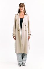Orla Cream Belted Trench Coat Image