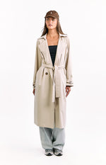 Orla Cream Belted Trench Coat Image
