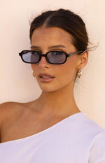 Otra Eyewear Frankie Tortoiseshell Rectangle Sunglasses Image