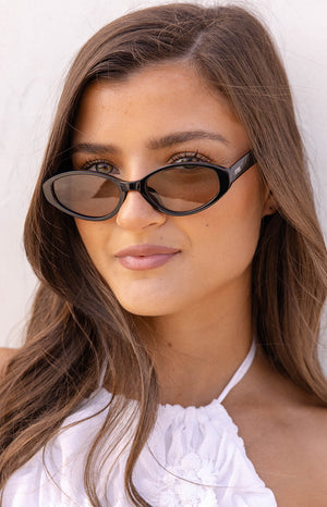 Otra Eyewear Ivy Black Olive Cat Eye Sunglasses