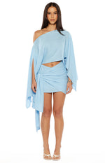 Ryoti Baby Blue Mini Dress Image