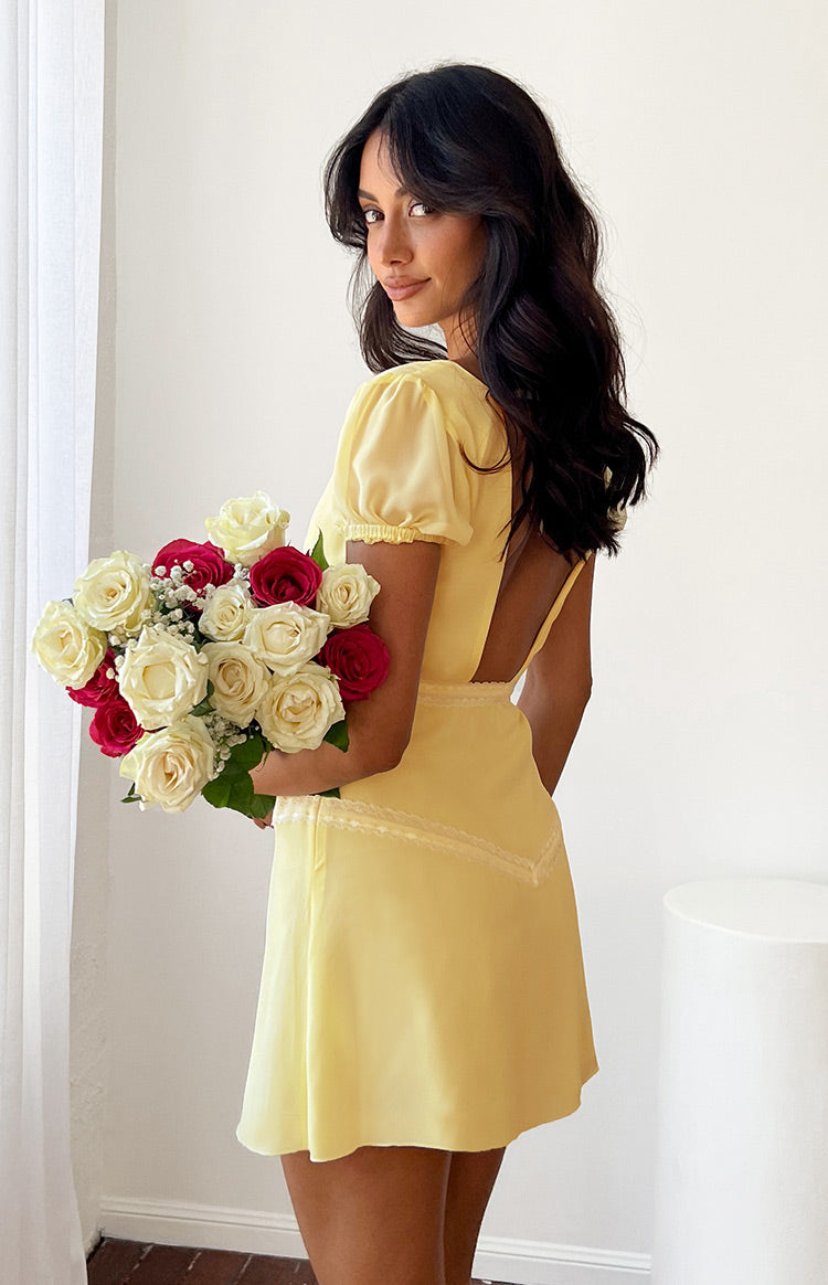 anna october yellow dress Tulip dress XL / Gold main image 1