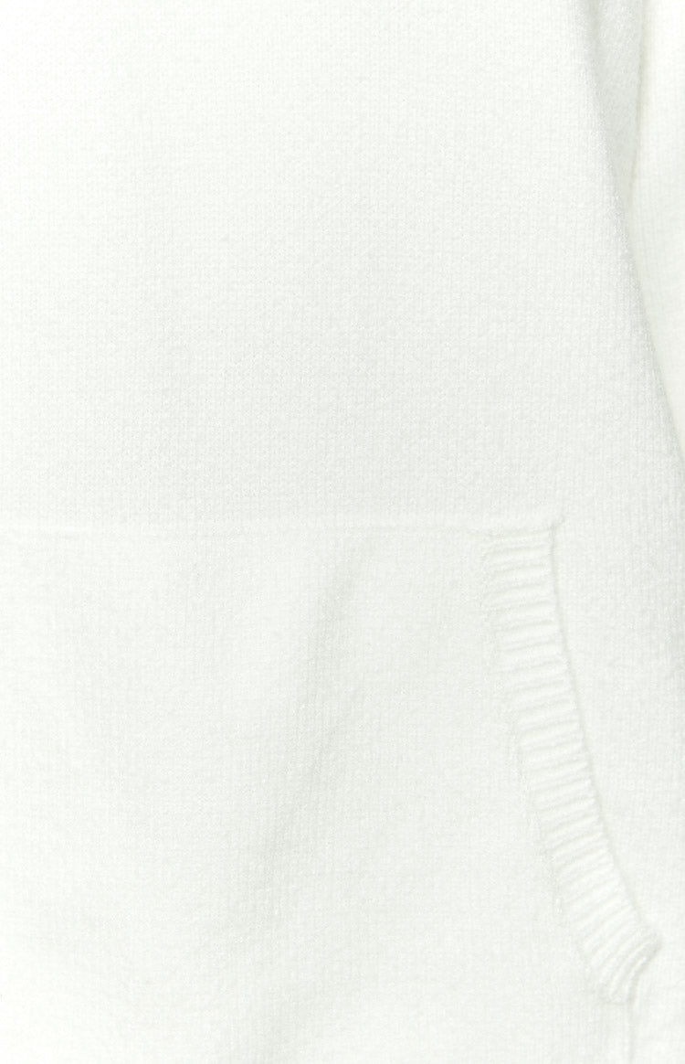 Story of Me White Knitted Hoodie Image