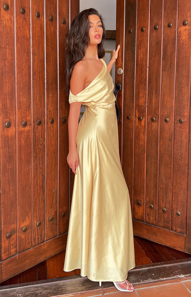 Sunshine Elegance Yellow Formal Maxi Dress – Beginning Boutique