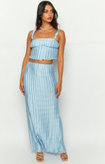 That Occasion Blue Maxi Skirt Image