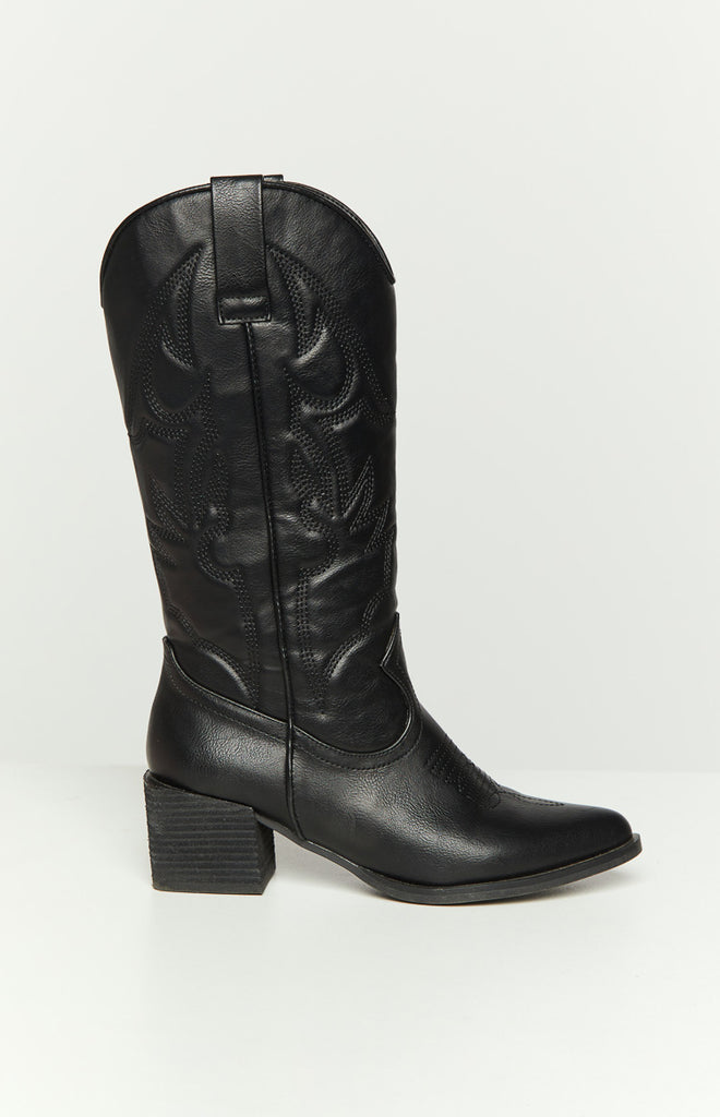 Therapy Ranger Black Cowboy Boots – Beginning Boutique