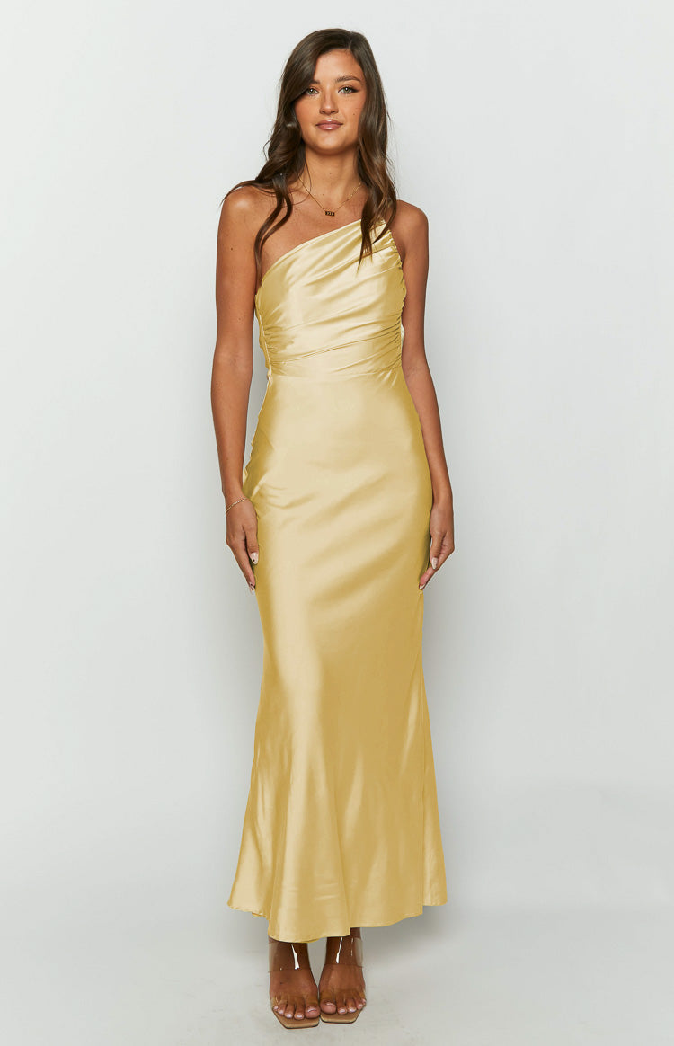 Tina Yellow Formal Maxi Dress Tina Yellow Formal Maxi Dress