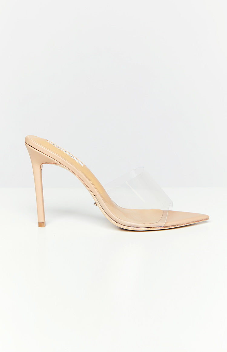 Tony Bianco Marley Clear Vinylite Heels Beginning Boutique