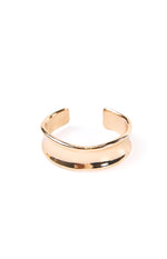True Desire Gold Wavy Cuff Bangle Image