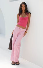 Vienna Pink Stripe Pants Image