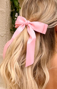 Whimsy Willow Pink Bow Hair Clip (FREE over $110)