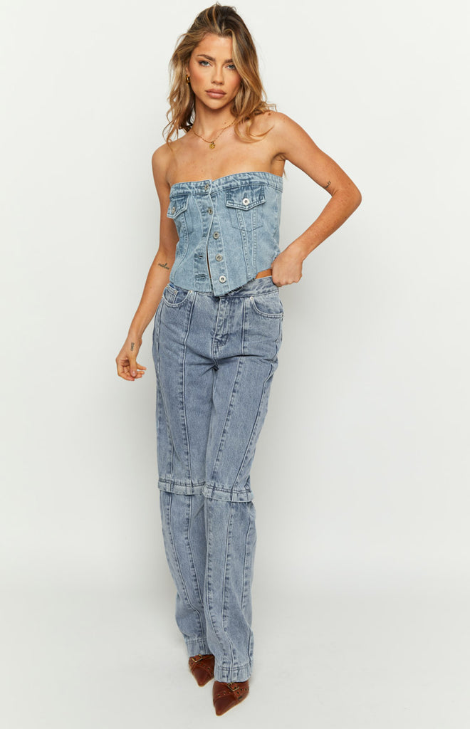 Wilma Twisted Collar Top