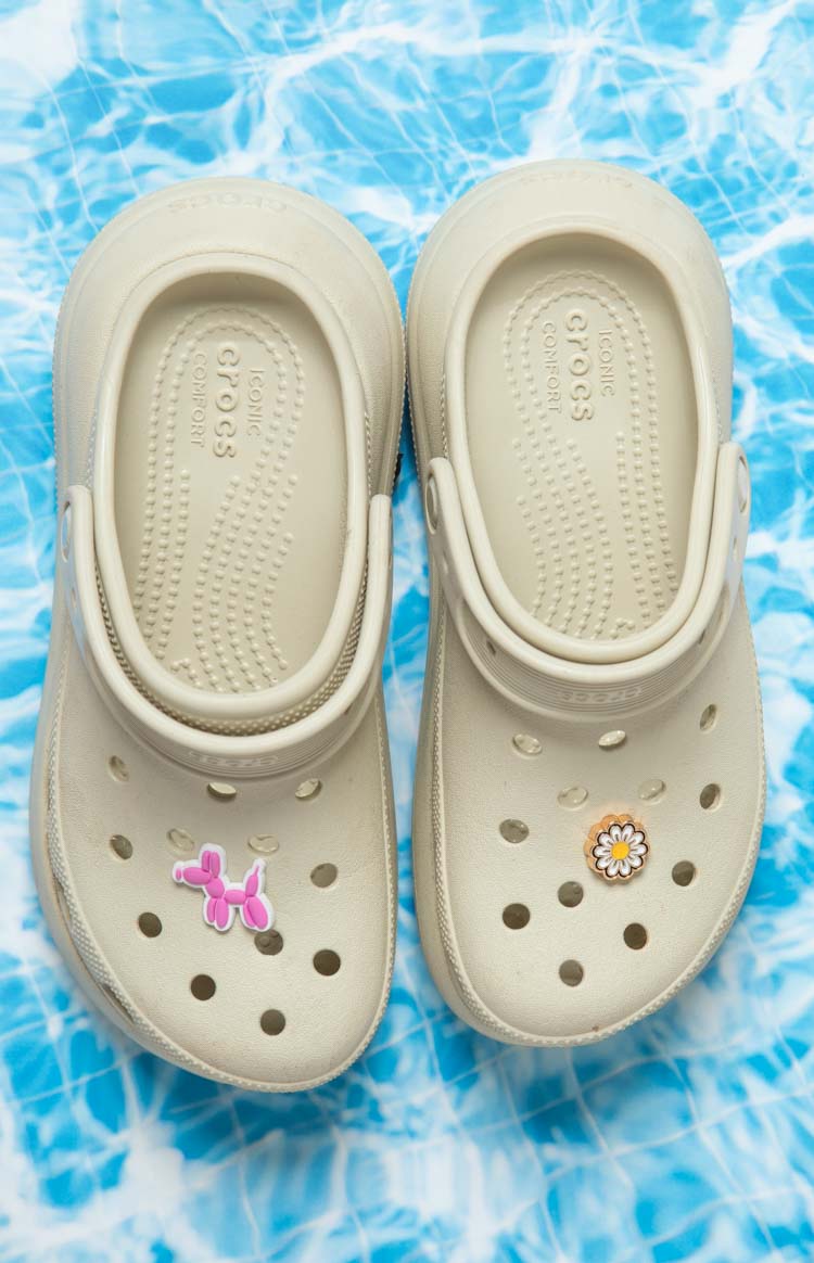 Yellow Sunflower And Pink Poodle Croc Jibbitz – Beginning Boutique