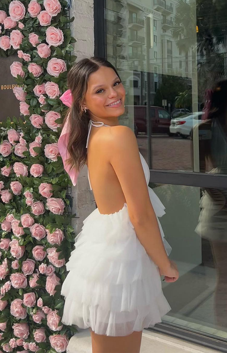 Birthday Cake White Mini Dress | Beginning Boutique AU Birthday Cake White Mini Dress | Beginning Boutique AU