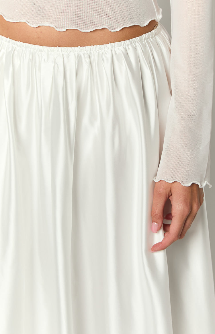 Briene Maxi Skirt - White