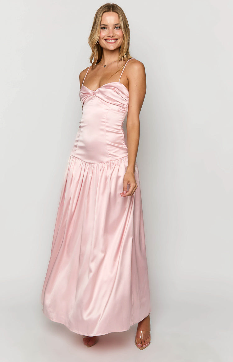 London Pink Maxi Dress – Beginning Boutique