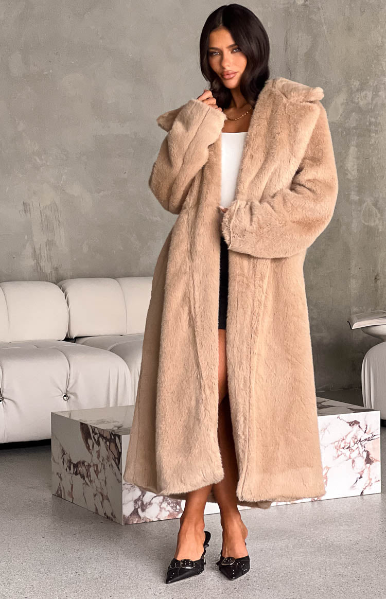 Fur coat full length discount