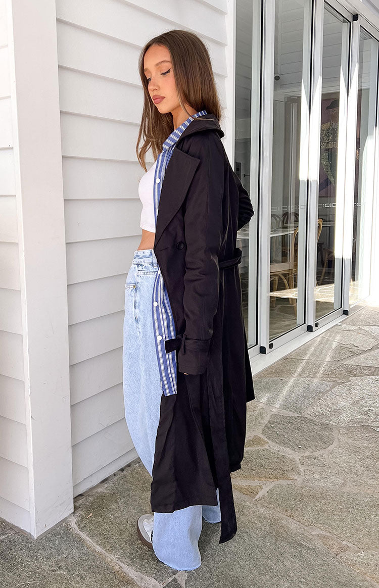 Coat Outfit New Look Black Trench Coat Black Trench Latest Trench