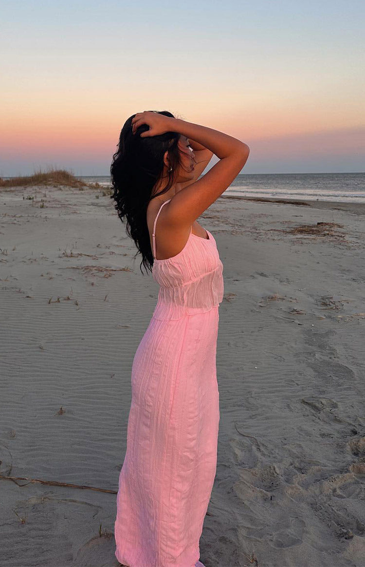 The Moment Pink Maxi Skirt Image